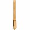 Ekena Millwork Eugene Rough Sawn Timber Gable Bracket, Western Red Cedar, 60"W x 25"H x 2"D x 6"F, 10/12 Pitch GBW060X25X0206EUG00RWR - alternate 5